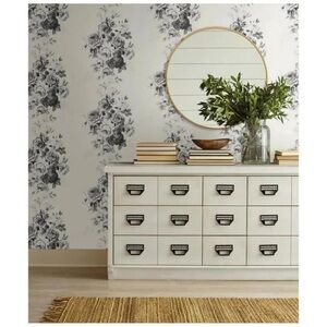 COPY - Magnolia Home Joanna Gaines Tea RoseWallpaper strippable Washable matte …